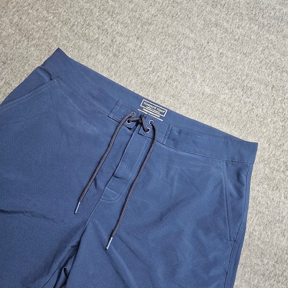 Vineyard Vines Board Shorts Mens 36 Blue Performance Stretch Swim Trunks